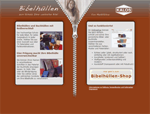 Tablet Screenshot of bibelhuellen.at